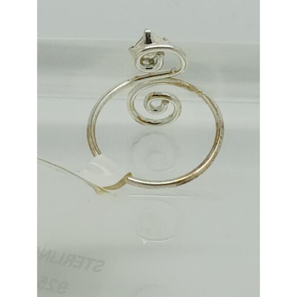 Sexy Pink Crystal Rhinestone Toe Ring Adjustable Size Sterling Silver Gift Boxed - Picture 5 of 9